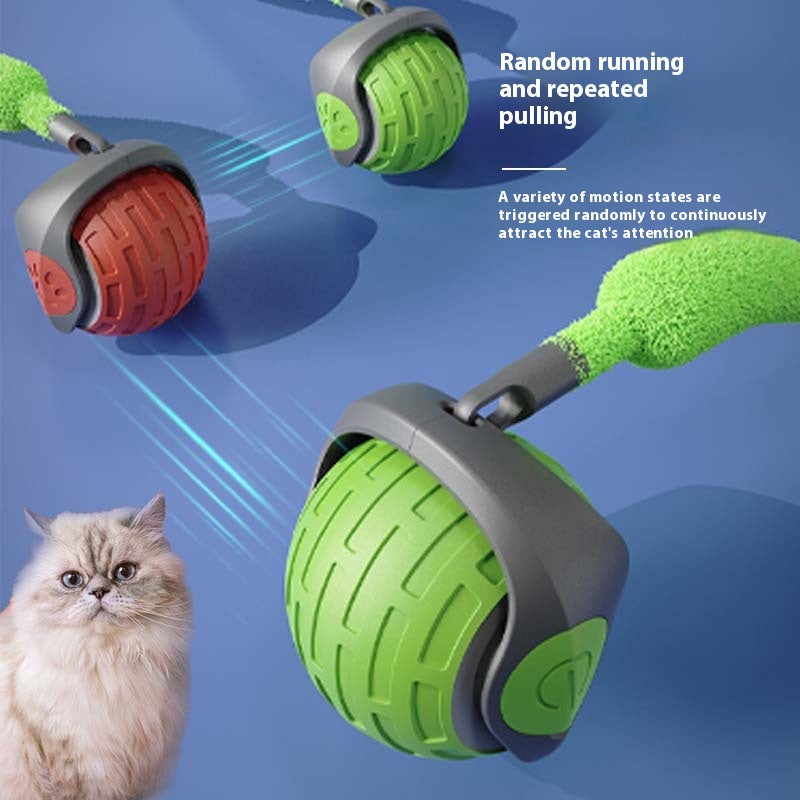 Balle interactive en silicone anti-morsure